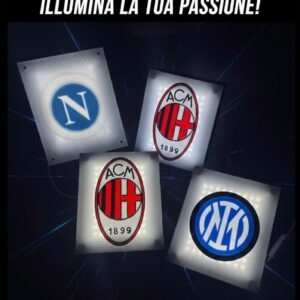 LAMPADE LED LOGO SQUADRA DEL CUORE